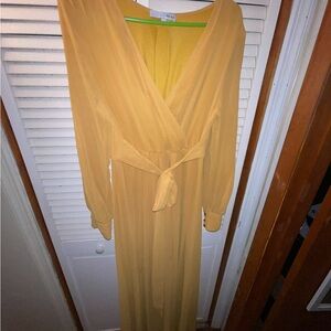 Baltic Born Mustard Yellow Wedding Dress